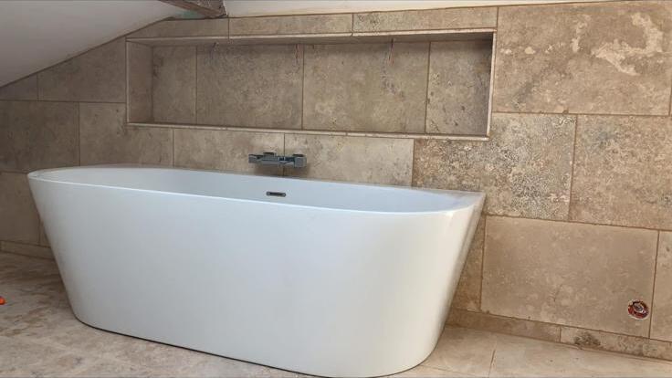 SJM Plastering finished interior project in Hampshire