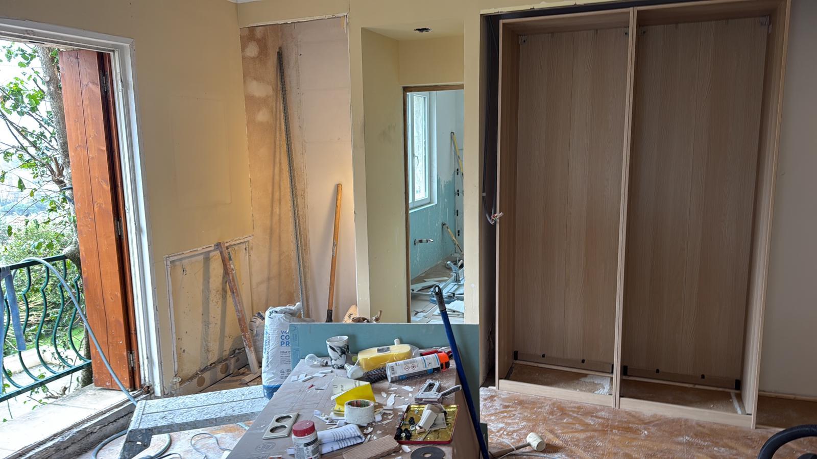 SJM Plastering finished interior project in Hampshire