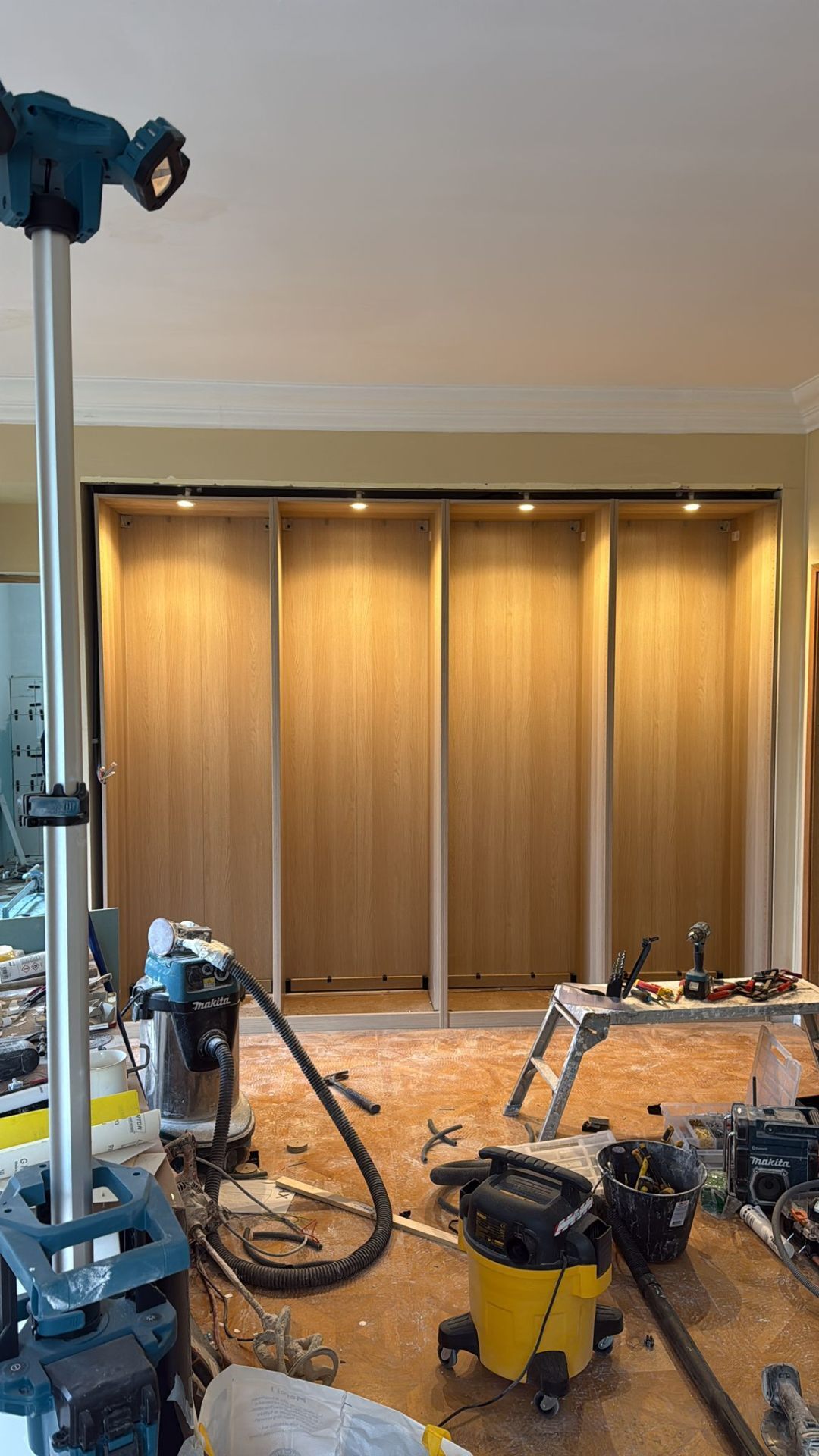 SJM Plastering finished interior project in Hampshire