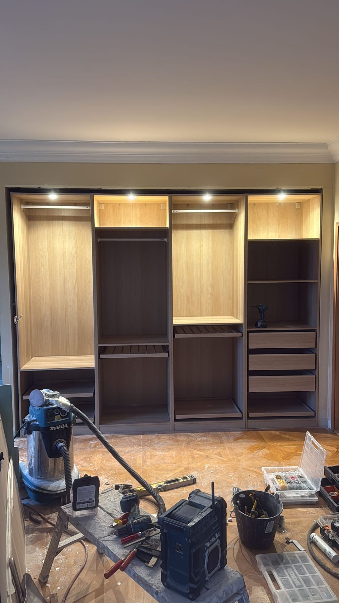 SJM Plastering finished interior project in Hampshire